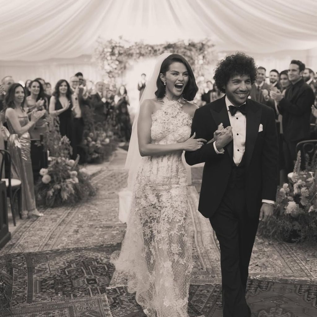 Selena Gomez und Benny Blanco an ihrem Hochzeitstag