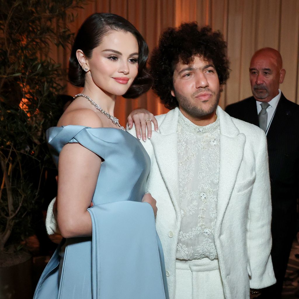 Selena Gomez und Benny Blanco bei den Golden Globes 2025 in Beverly Hills