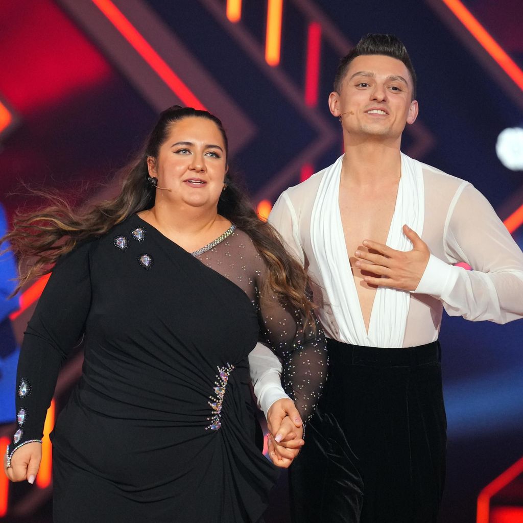Selfiesandra und Zsolt Sándor Cseke bei "Let's Dance"