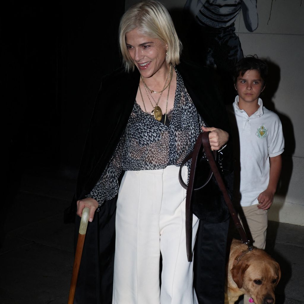 Selma Blair, Schauspielerin, mit ihrem Sohn Arthur