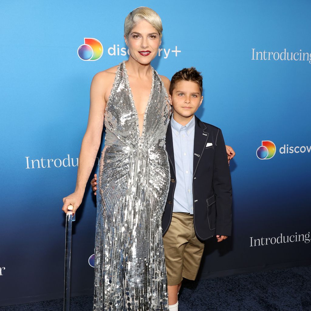 Selma Blair und ihr Sohn Arthur Saint Bleick bei einer "Introducing, Selma Blair"-Aufführung, 2021