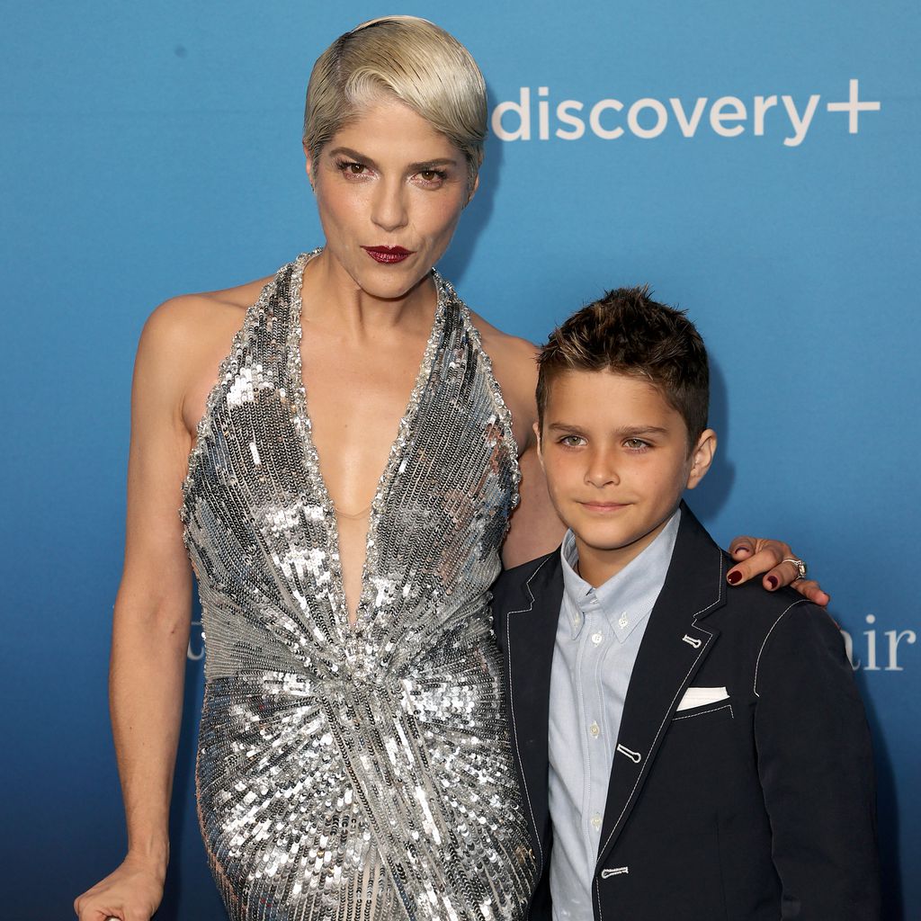 Selma Blair und ihr Sohn Arthur Saint Bleick bei einer "Introducing, Selma Blair"-Aufführung, 2021