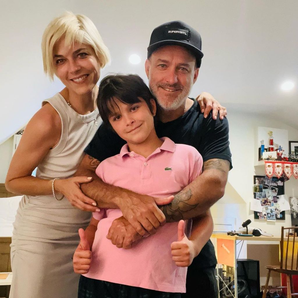 Selma Blair und Jason Bleick mit ihrem gemeinsamen Sohn Arthur