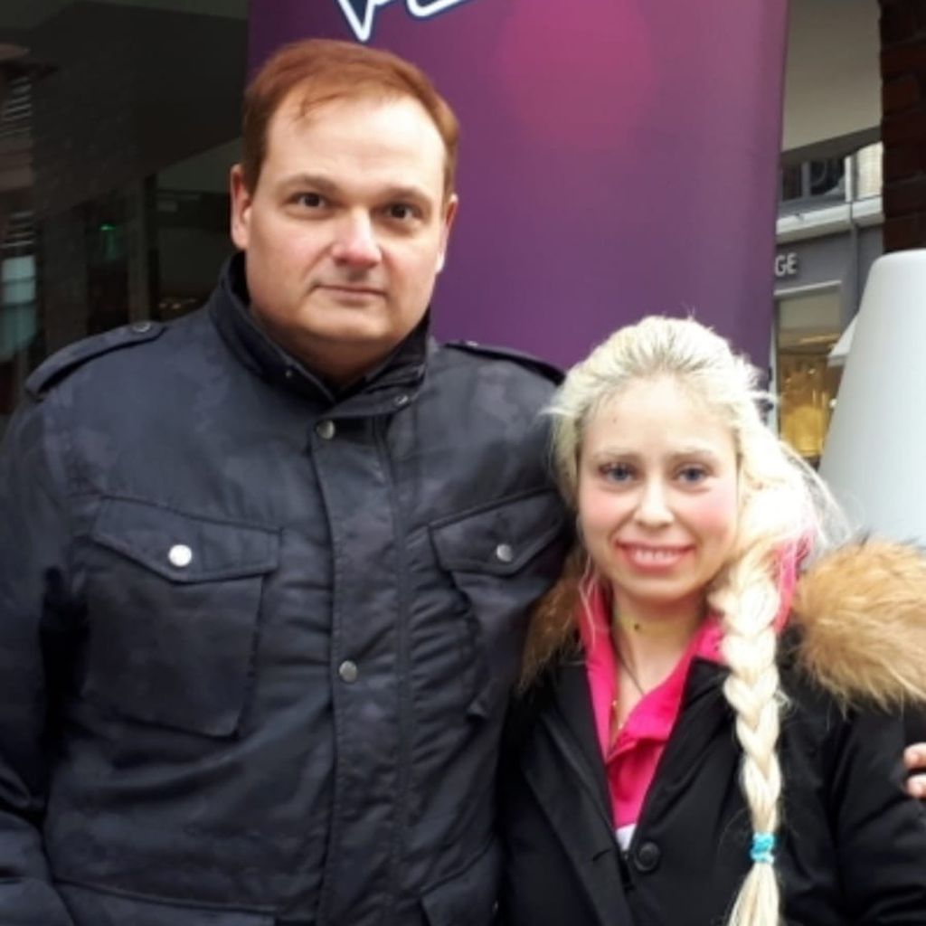 Selma und ihr Freund Micha beim Casting von "The Voice of Germany"
