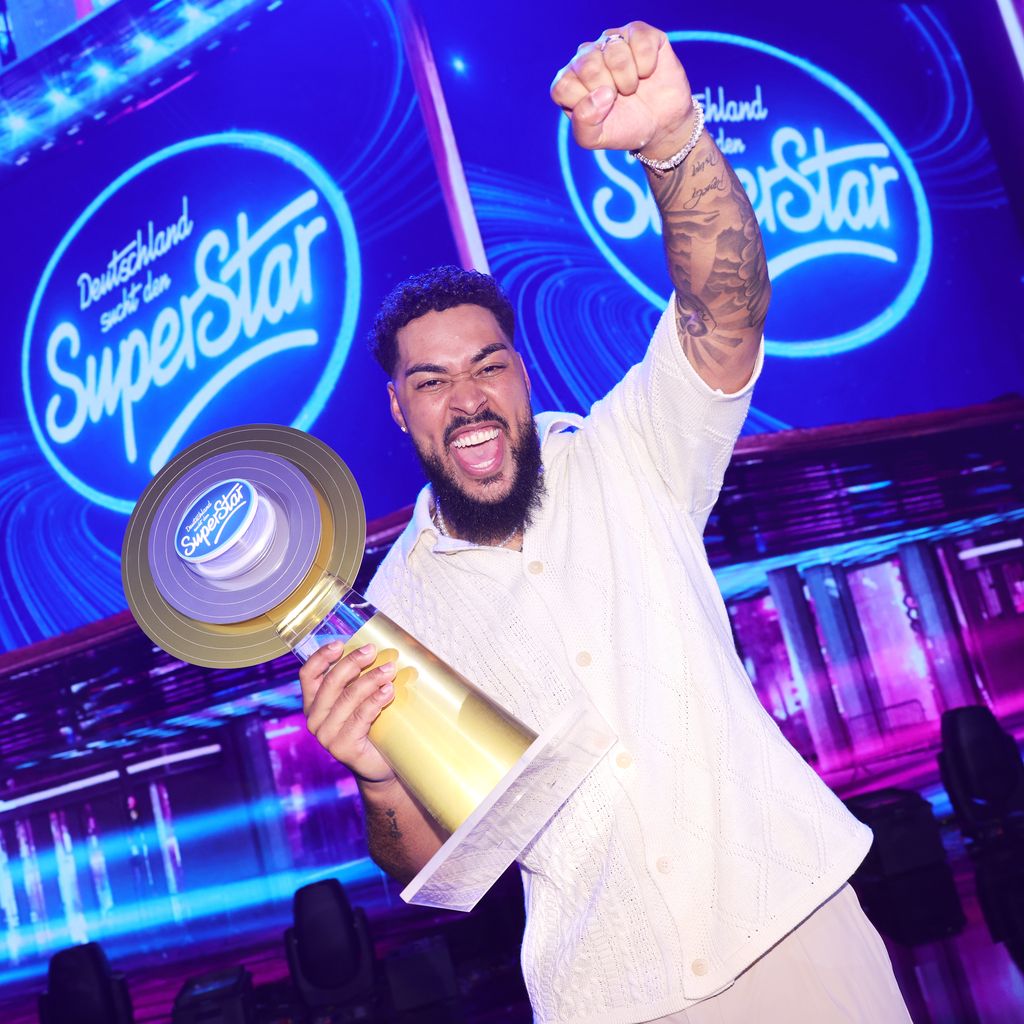 Sem Eisinger nach seinem Sieg bei DSDS