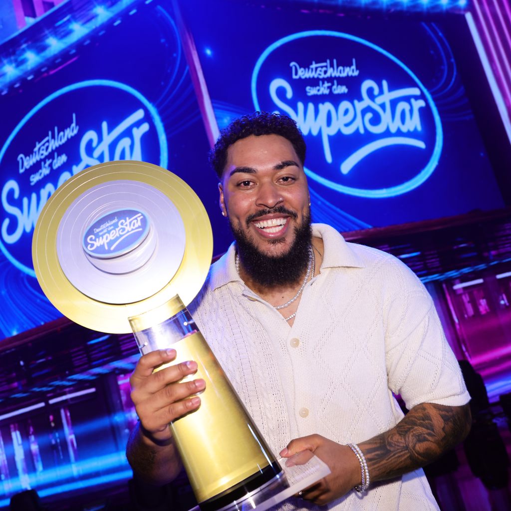 Sem Eisinger nach seinem Sieg bei DSDS