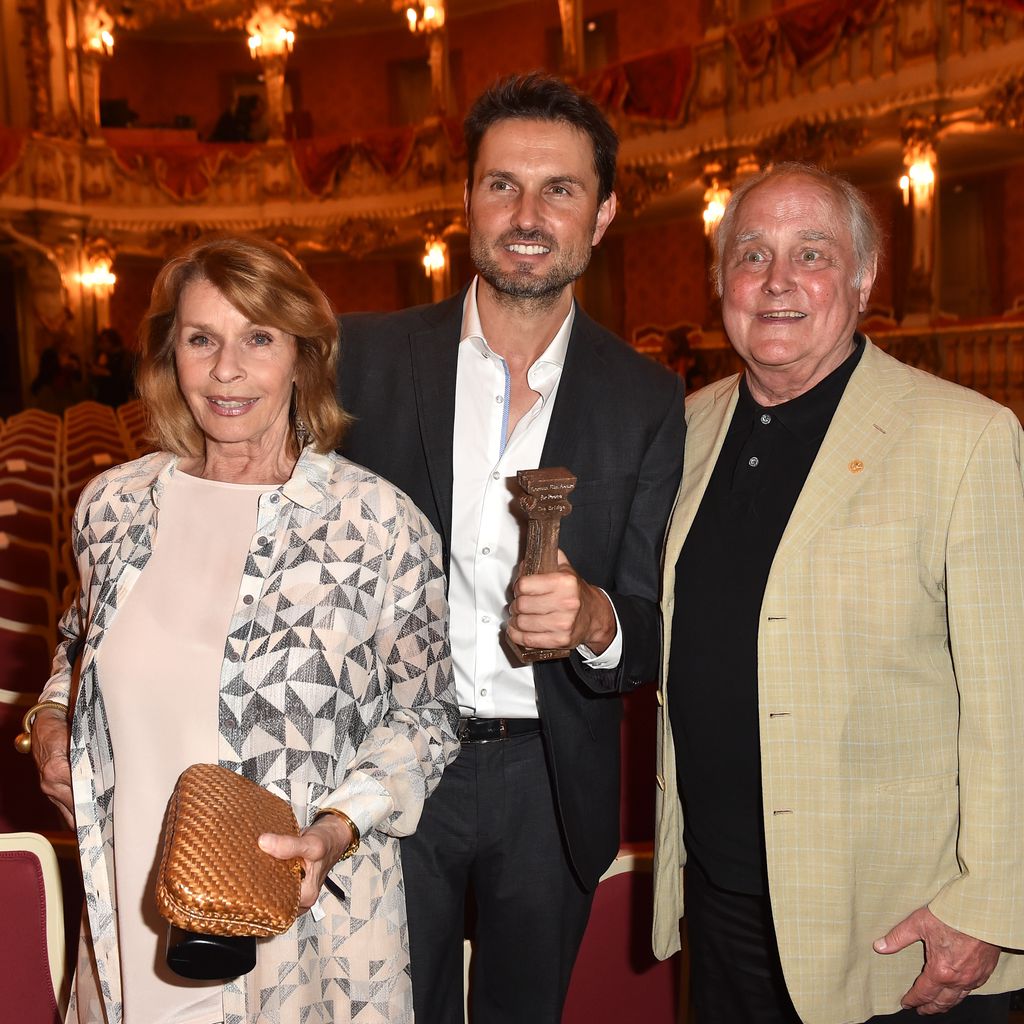 Senta Berger, Simon Verhoeven und Michael Verhoeven beim Friedenspreis des Deutschen Films, 2017