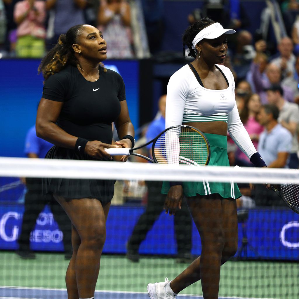 Serena und Venus Williams beim US-Open-Turnier 2022