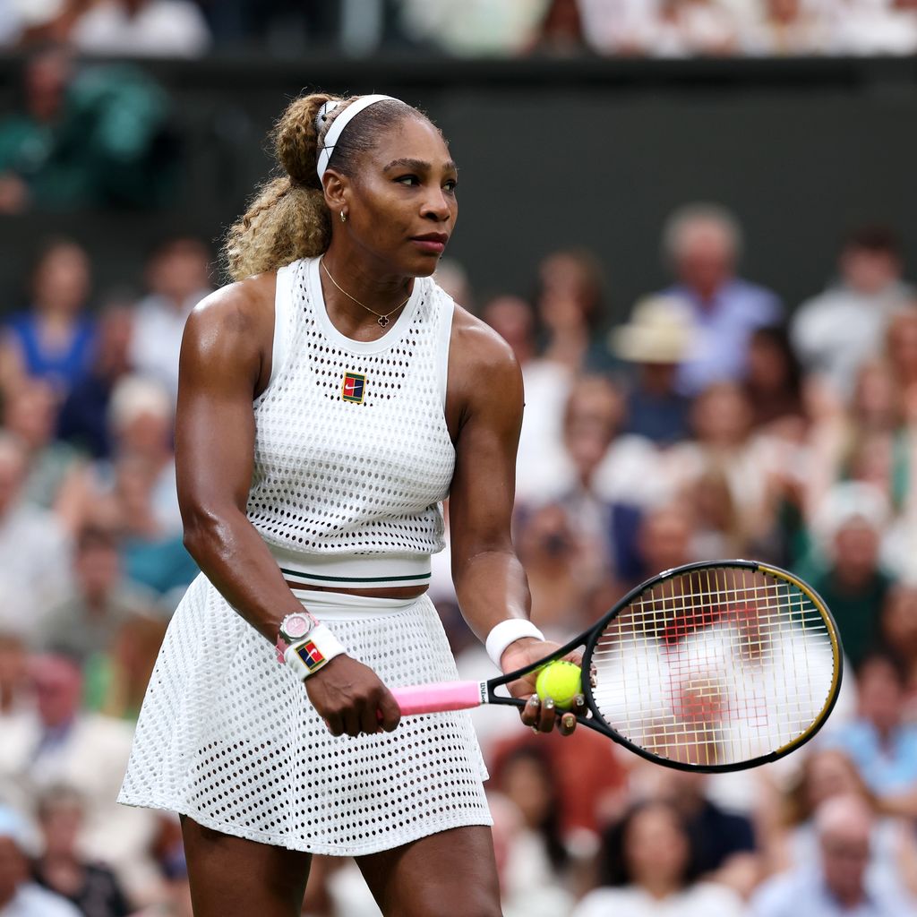 Serena Williams in der ersten Runde von Wimbledon, Juni 2026