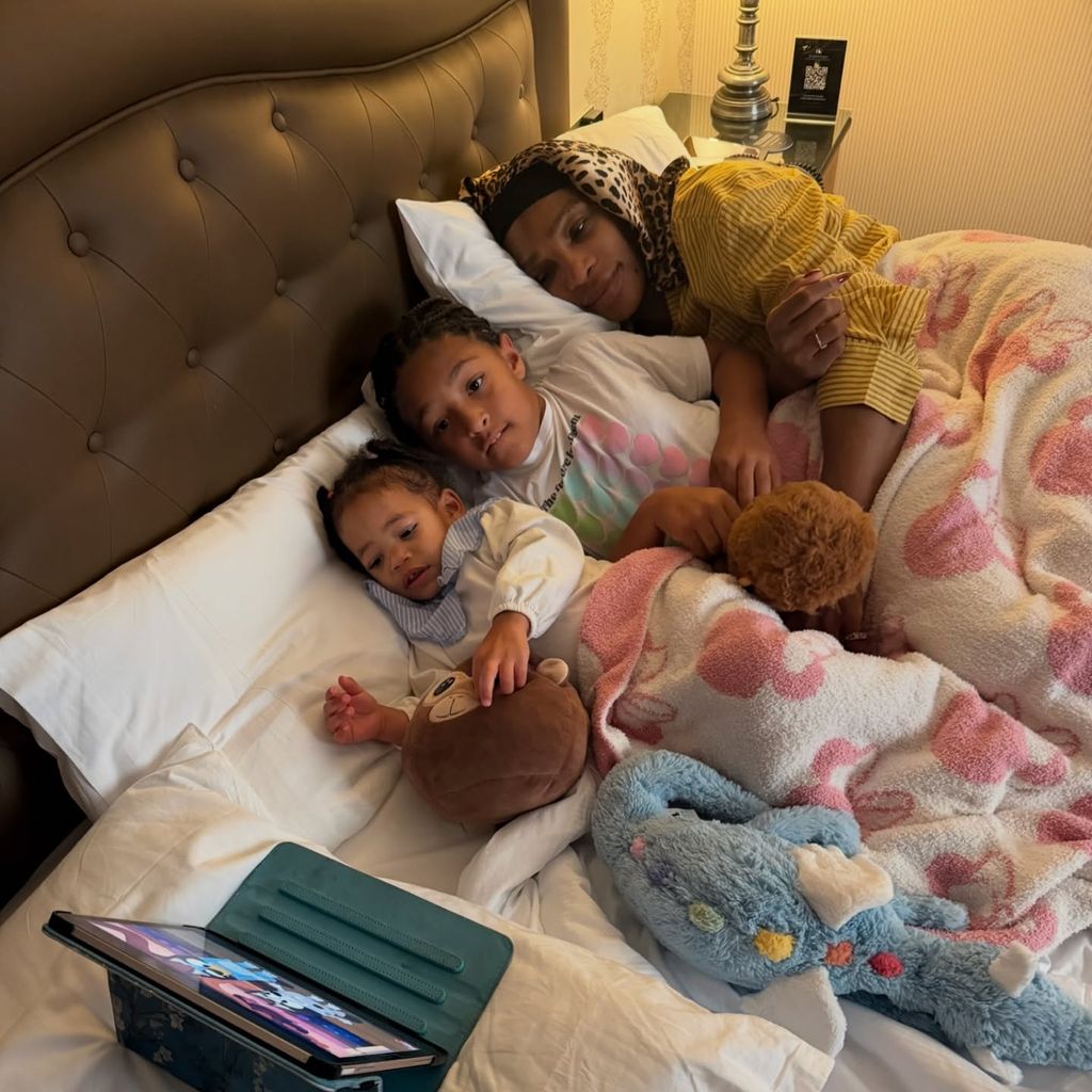 Serena Williams mit ihren Töchtern Olympia und Adira, November 2025