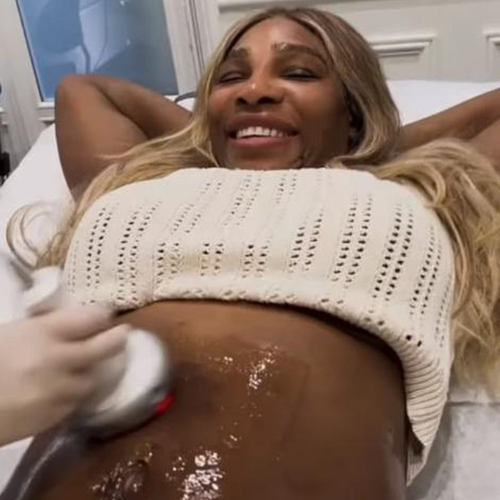 Serena Williams während einer Spa-Behandlung, Juni 2024