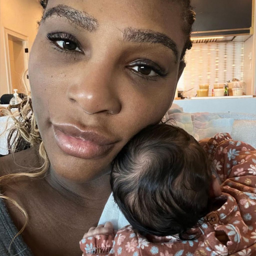 Serena Williams mit ihrer Tochter Adira, November 2023
