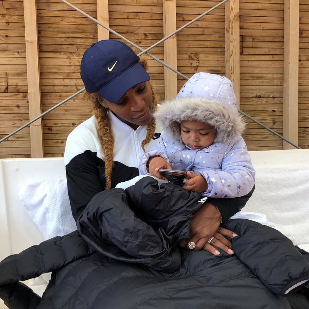 Serena Williams mit ihrer Tochter Alexis Olympia Ohanian Jr.
