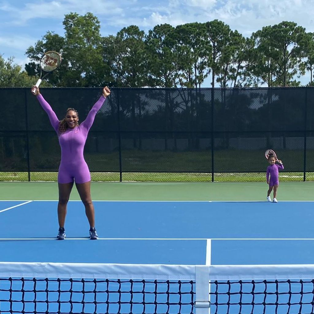 Serena Williams mit ihrer Tochter Alexis, Juli 2020