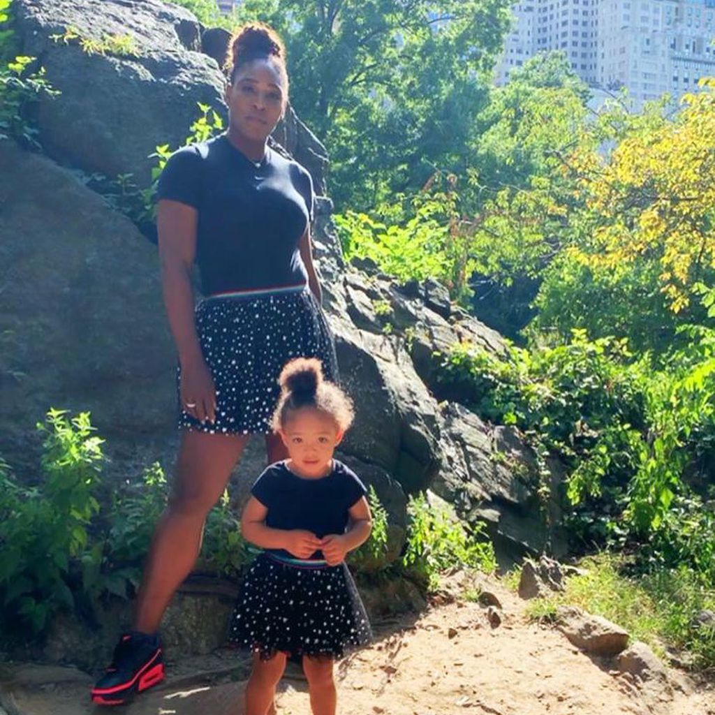 Serena Williams mit ihrer Tochter Alexis Olympia, 2019