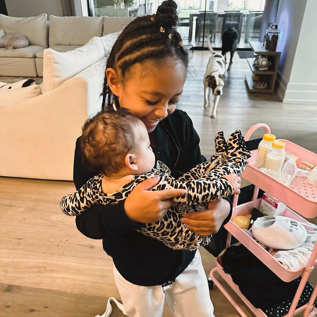 Serena Williams' Töchter Olympia und Adira, März 2024