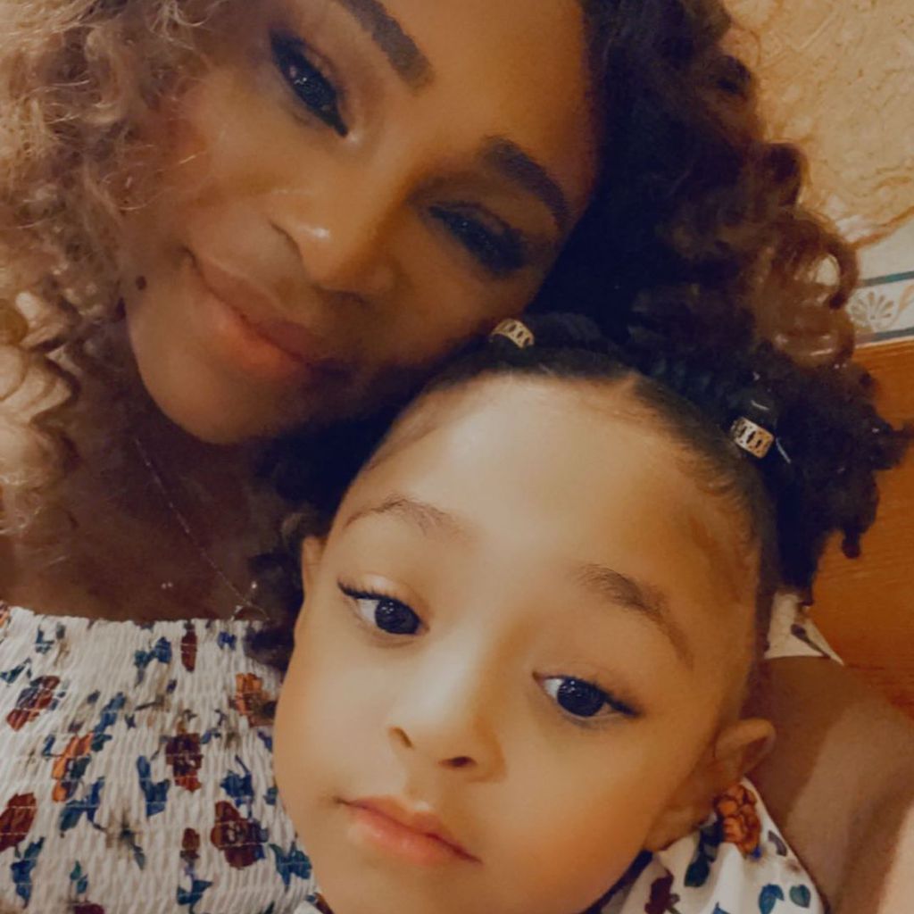 Serena Williams und ihre Tochter Olympia
