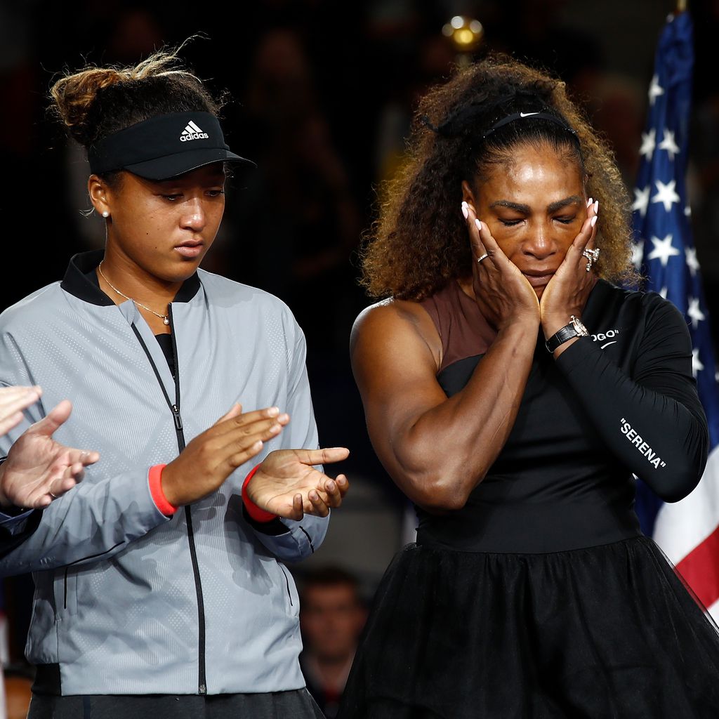 Naomi Osaka und Serena Williams im Finale der US-Open 2018