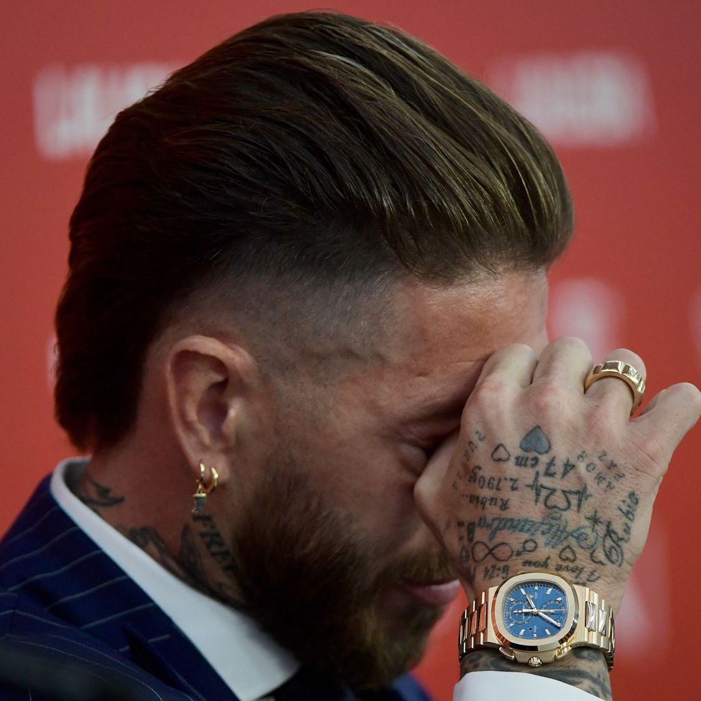 Sergio Ramos bei seiner Vorstellung in Sevilla