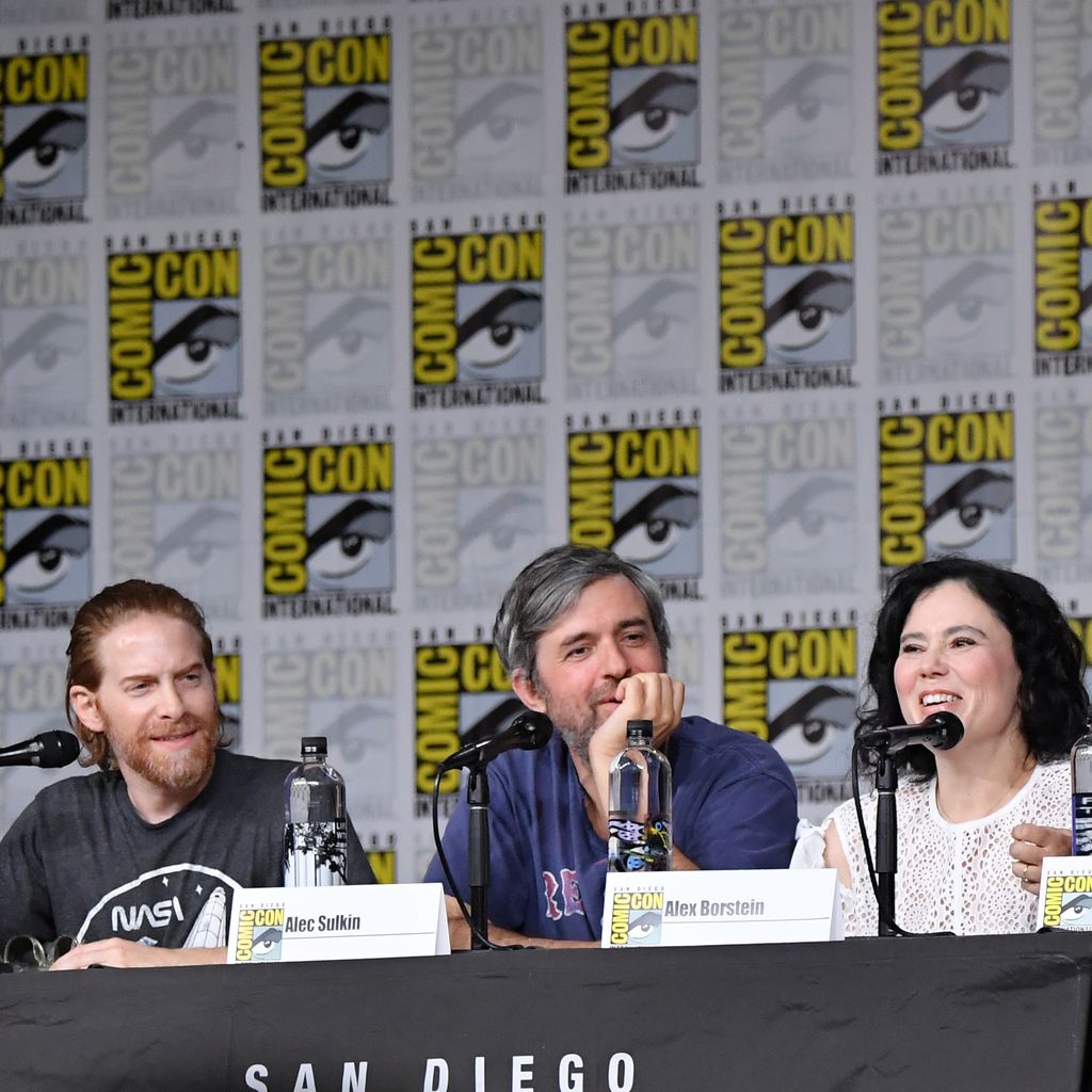 Seth Green, Alec Sulkin, Alex Borstein und Seth MacFarlane bei der Comic-Con 2018