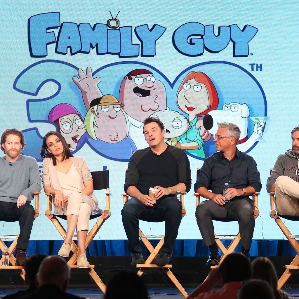 Seth Green, Mila Kunis, Seth MacFarlane, Rich Appel und Alec Sulkin