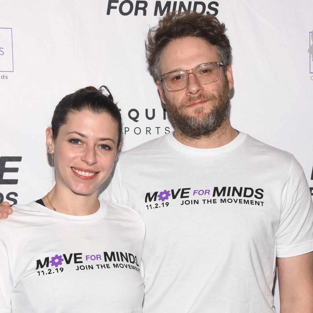 Seth Rogen mit seiner Frau Lauren, November 2019