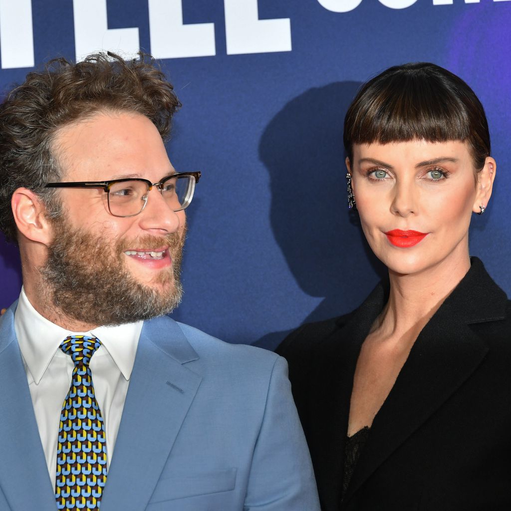Seth Rogen und Charlize Theron bei der Premiere von "Long Shot"