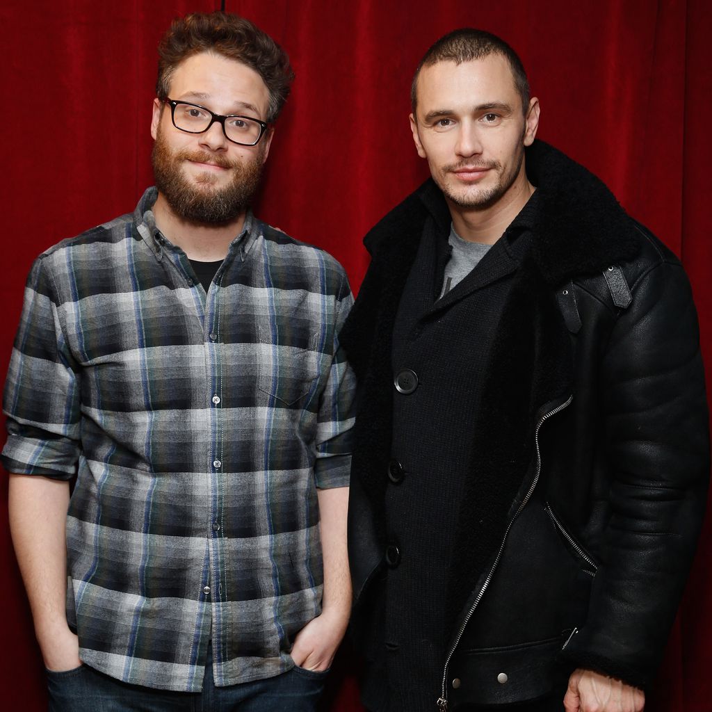 Seth Rogen und James Franco in NYC im Dezember 2014