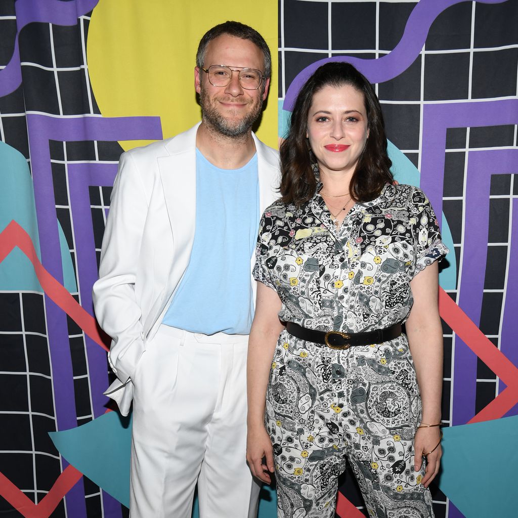Seth Rogen und seine Frau Lauren Miller im November 2021