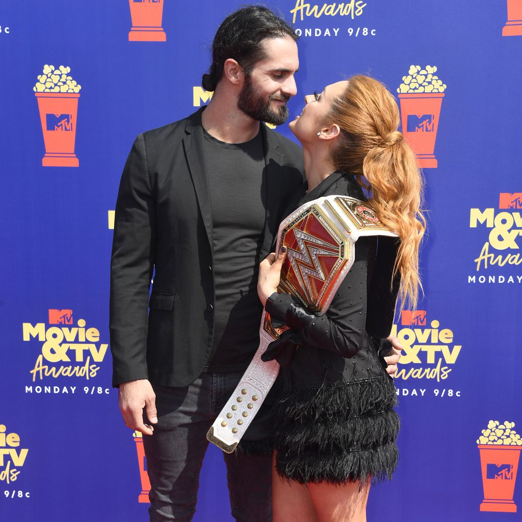 Seth Rollins und Becky Lynch bei den MTV Movie Awards 2019