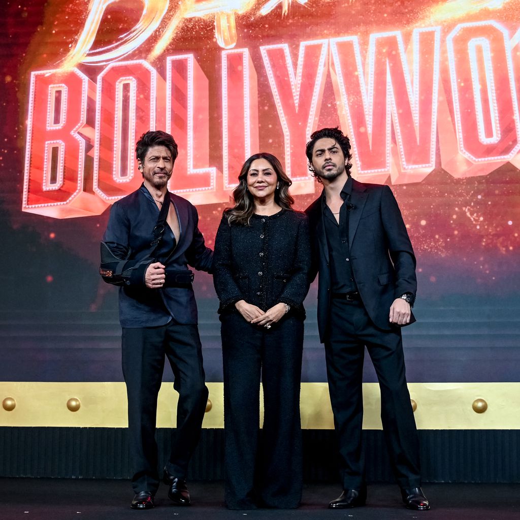 Shah Rukh Khan, Gauri Khan und Aryan Khan, August 2025