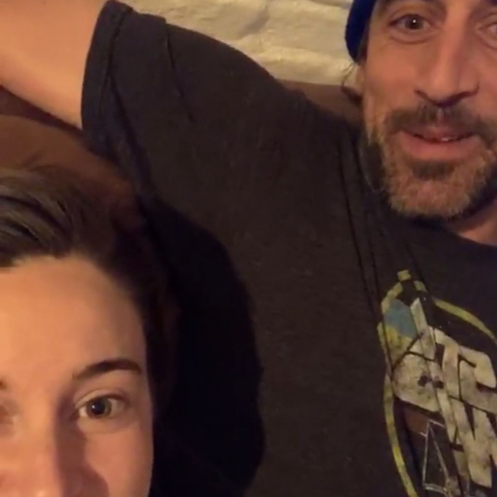 Shailene Woodley und Aaron Rodgers