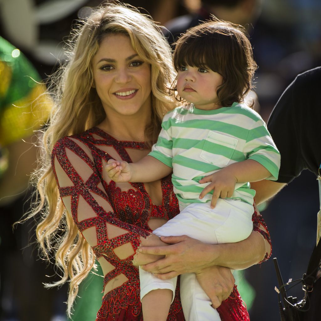 Shakira mit ihrem Sohn Milan, 2014