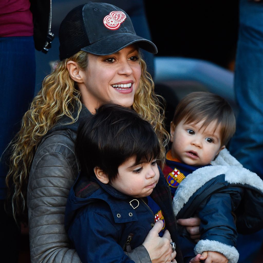Shakira mit ihren Söhnen Milan und Sasha