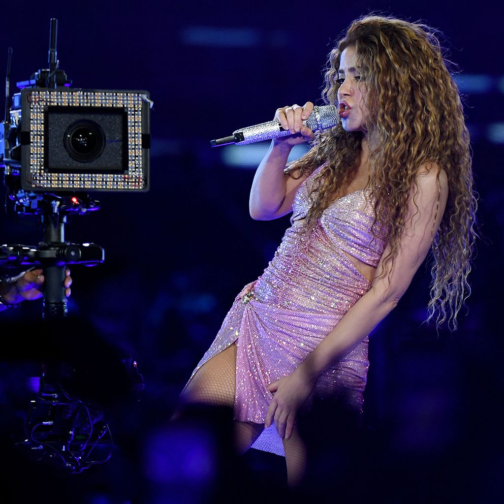 Shakira bei ihrer Tour 2025 in Medellin