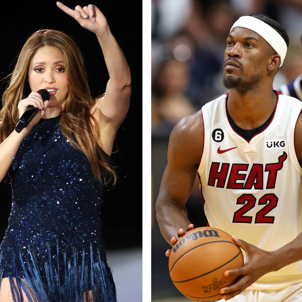 Shakira und Jimmy Butler