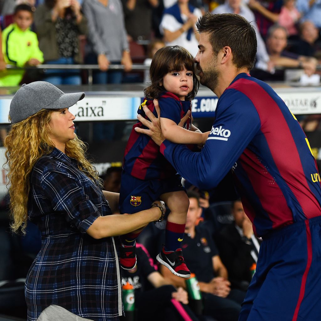 Shakira, Gerard Piqué und Milan Piqué Mebarak