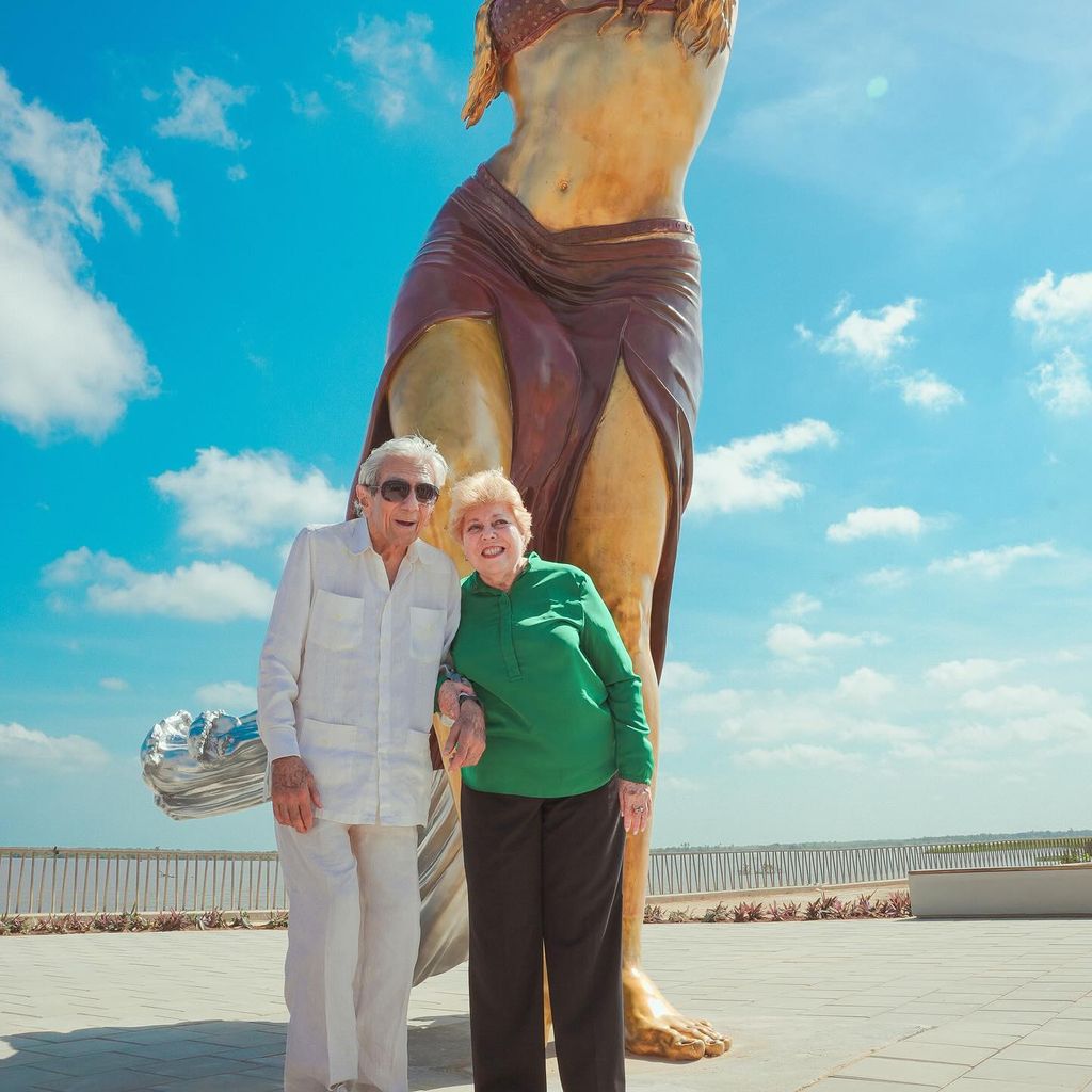 Shakiras Eltern William Mebarak Chadid und Nidia del Carmen Ripoll Torrado, 2023
