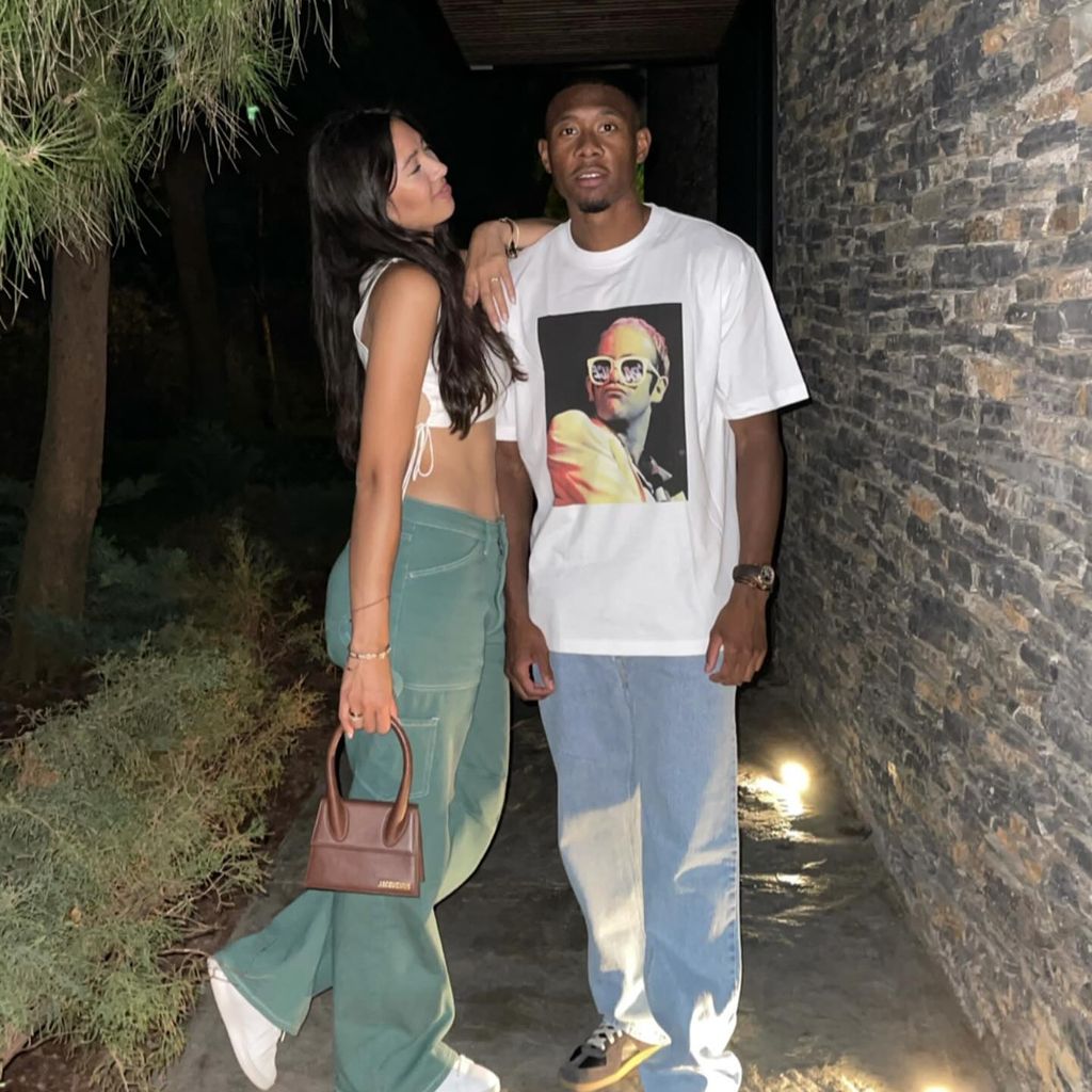 Unternehmerin Shalimar Heppner und Fußballstar David Alaba