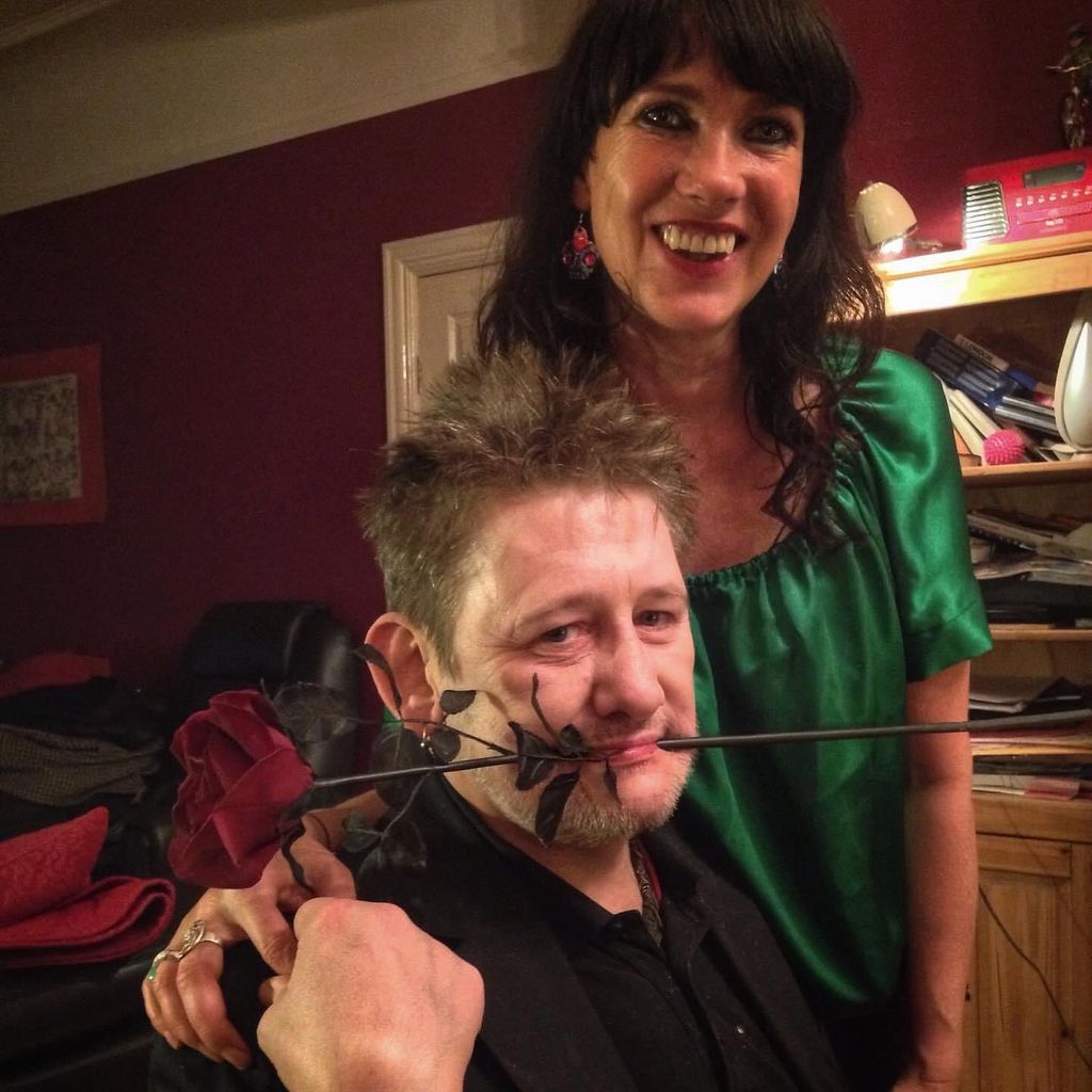 Shane MacGowan mit seiner Frau Victoria