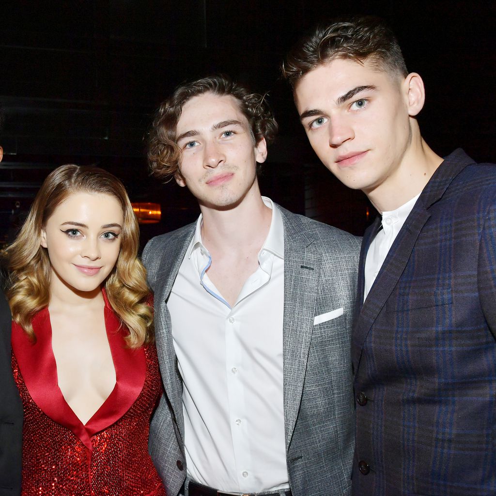Shane Paul McGhie, Josephine Langford, Dylan Arnold und Hero Fiennes-Tiffin, "After"-Darsteller