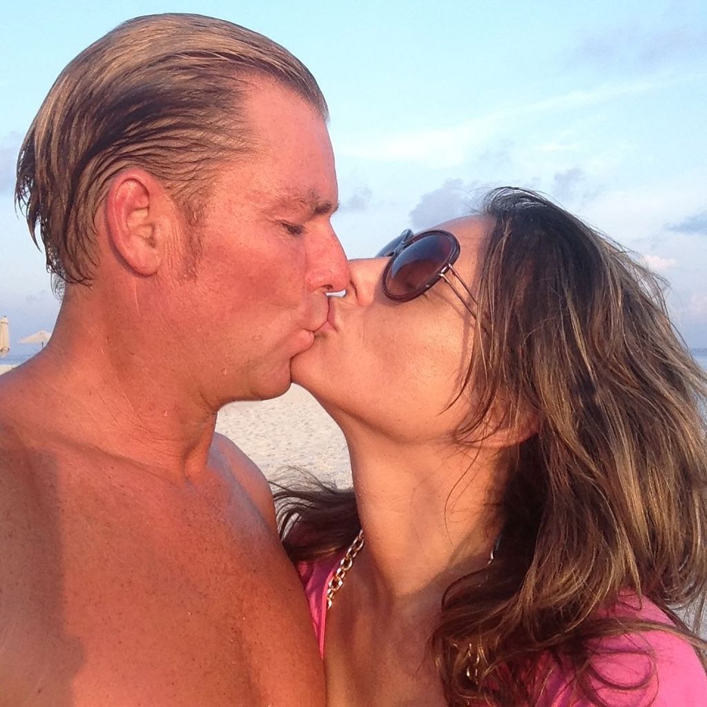 Shane Warne mit seiner Ex-Verlobten Liz Hurley