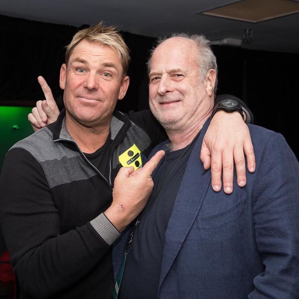 Shane Warne und Michael Gudinski, Instagram 2022