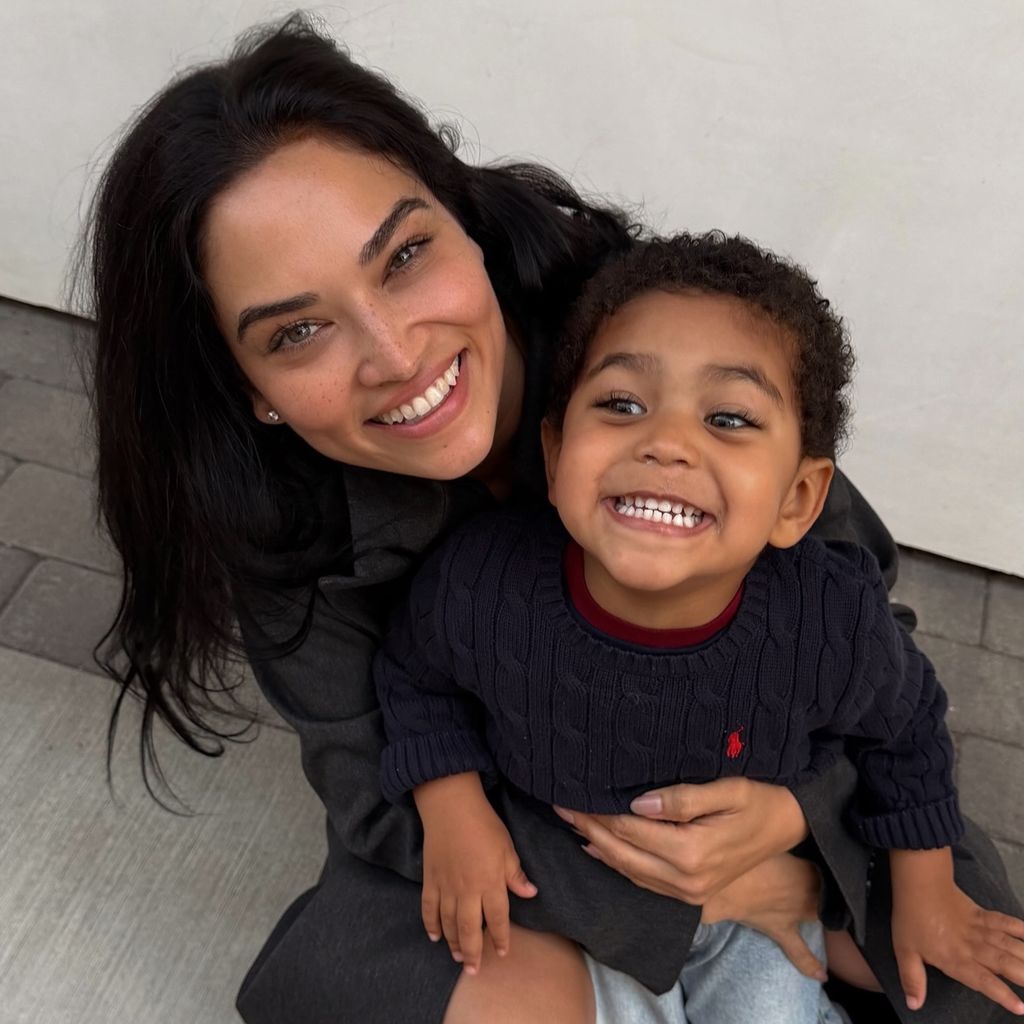 Model Shanina Shaik mit ihrem Sohn Zai