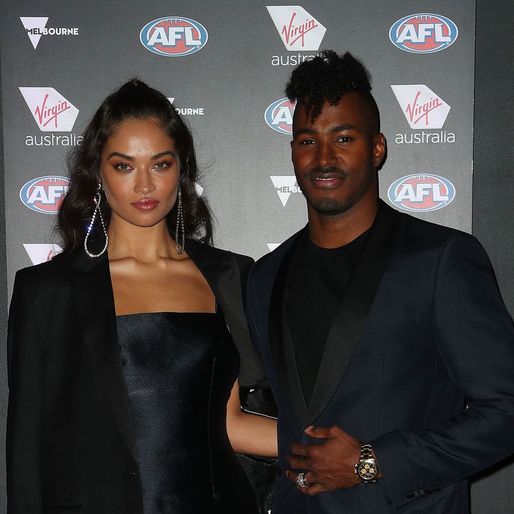 Shanina Shaik und DJ Ruckus im September 2018