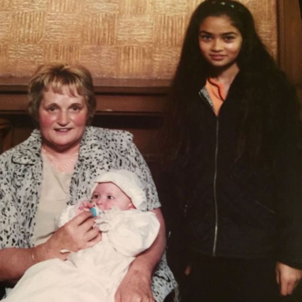 Shanina Shaik mit ihrer Großmutter