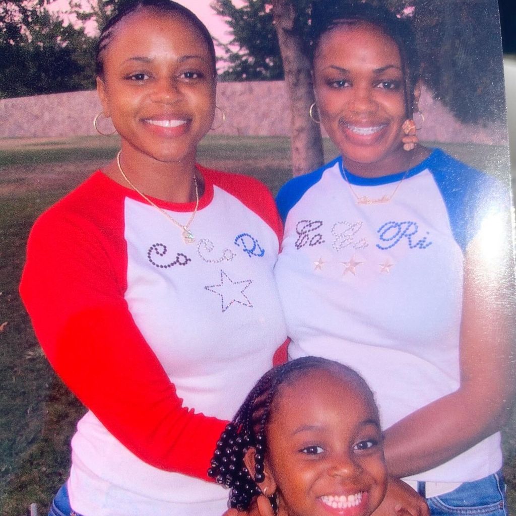 Throwback-Foto von Shante Broadus mit ihrer Tochter Cori und Relly Rellzz