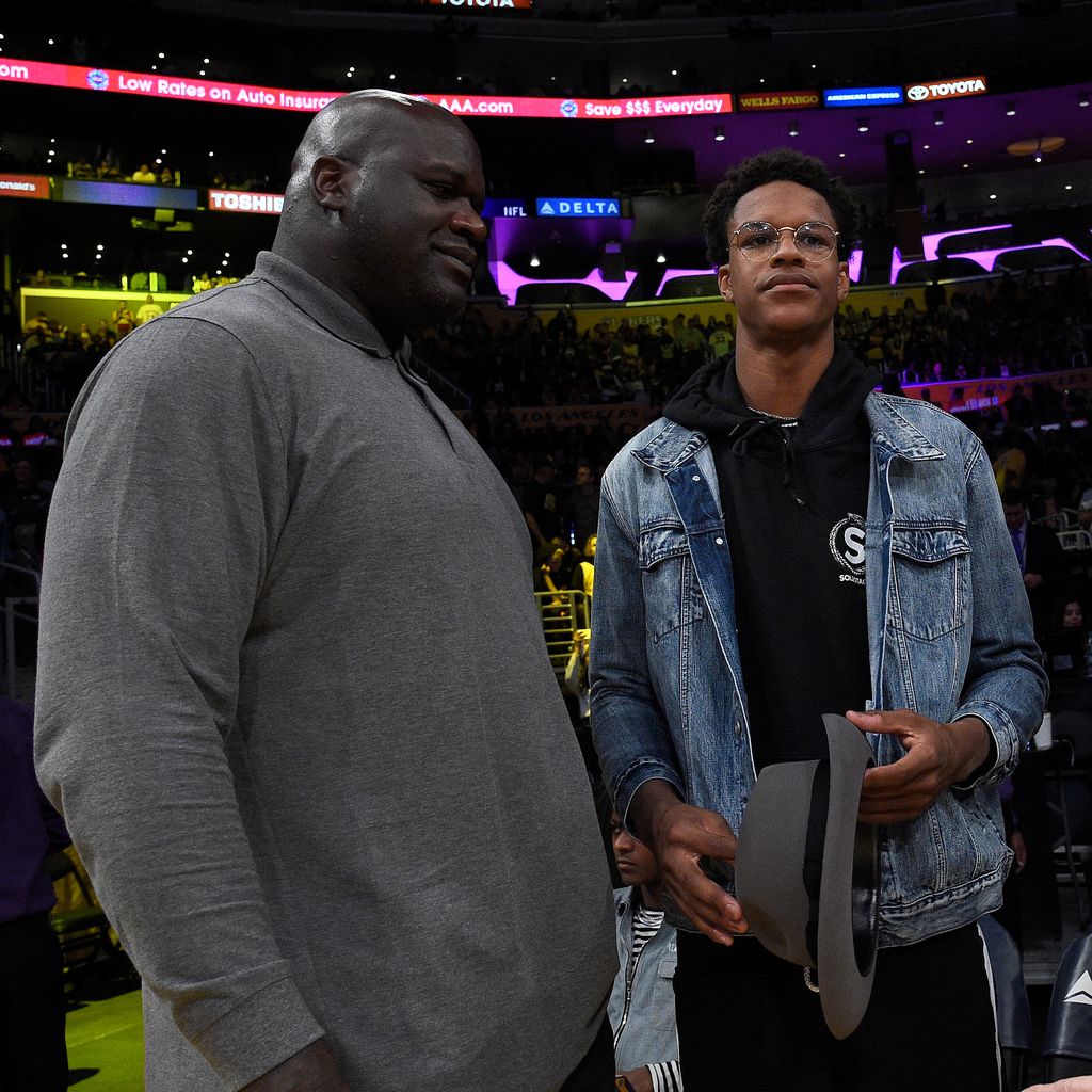 Shaquille O'Neal und sein Sohn Shareef O'Neal