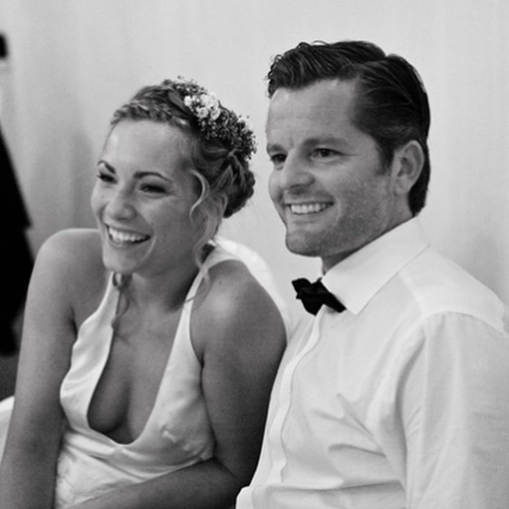 Shari und André Dietz am Tag ihrer Hochzeit 2011