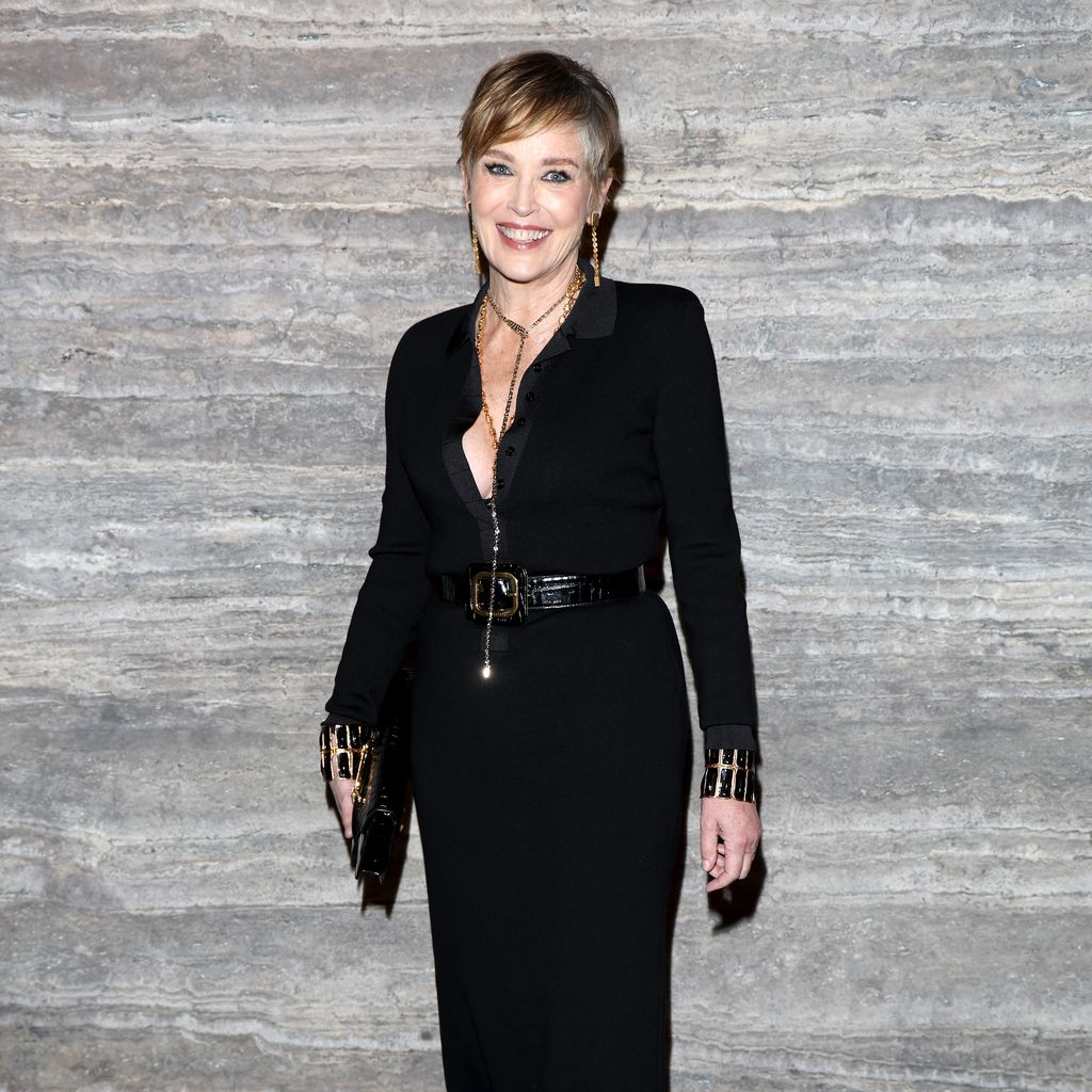 Sharon Stone bei einer Fashion Show von Tom Ford